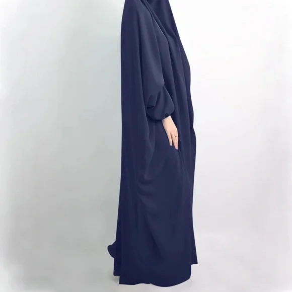 One piece overhead khimar abaya dress Muslim prayer dress Islamic - Picture 3 of 4